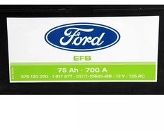 Ford C Max II 1 5 1 6 TDCi EcoBoost Starteris Baterija 12V 75Ah 700A Originalus 1917577