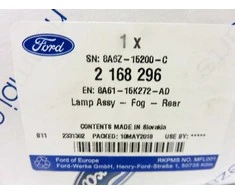 "Ford Fiesta C Max" originalus galinio bamperio dešinysis rūko žibintas 216 2168296