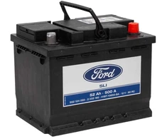 Ford Starteris Baterija 12V 52Ah 500A Fiesta VII Puma Originalus 2033185