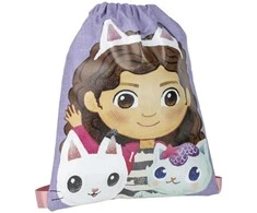 Gabby's Dollhouse Cats krepšys su virvele, kuprinė 33 cm