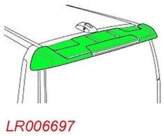 Galiniu Vartu Stogelio Spoilerio Komplektas Land Rover LR4 LR3 2005-2011 Originalus LR006697