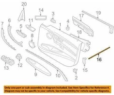 Genuine optinis laidininkas durų priekinis viršus dešinėje BMW F32 F33 F82 F83 63319248666