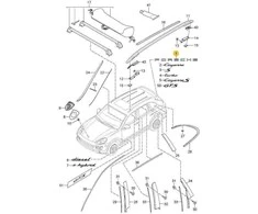 Genuine PORSCHE Cayenne 92A Įrašas 95855968702