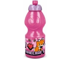 "Minecraft" sportinis buteliukas mergaitėms 400 ml