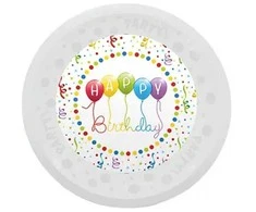 Happy Birthday lėkštė, 21 cm
