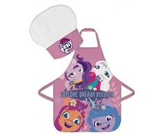 Hasbro "My Little Pony" 2 dalių vaikiškos prijuostės ir kepurės rinkinys