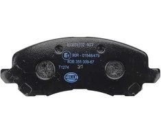 HELLA Pagid 8DB 355 009 671 Priekinių stabdžių trinkelių rinkinys su nusidėvėjimo indikatoriumi T1274