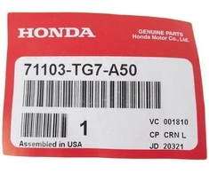 Honda Keleivio Priekinis Bumperio Garnyras 2020 2021 2022 Pilot Originalus 71103TG7A50