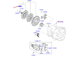 HYUNDAI CLUTCH RETAINING RING