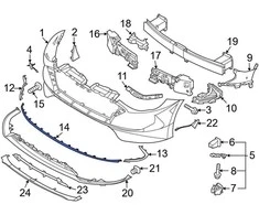 HYUNDAI Front Center Bumper Trim