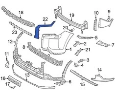 HYUNDAI Front Right Bumper Trim Cover