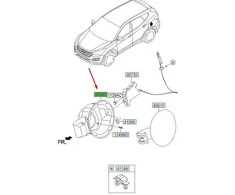 HYUNDAI Fuel Tank Filler Door Housing Cover