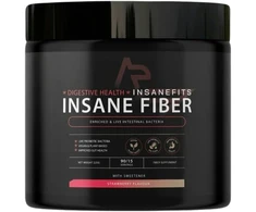INSANEFITS Insane Fiber Gyvas žarnyno bakterijas, braškių skonio