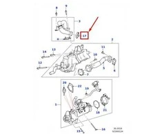 Jaguar F Pace X761 Clamp Originalus JDE34398