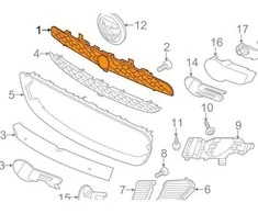 Jaguar F Type Viršutinė Grotelė Originalus T2R2822