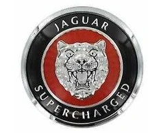 Jaguar XK 8 X100 Priekinis Bamperio Grotelės Emblema Ženklelis HJB5900AA NAUJAS ORIGINALUS