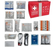 Jk Medical 2023m. Liepos 1d. atnaujintos sudėties Pirmosios pagalbos rinkinys, vaistinėlė 2 vnt.