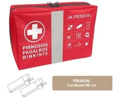 Jk Medical 2023m. Liepos 1d. atnaujintos sudėties Pirmosios pagalbos rinkinys, vaistinėlė