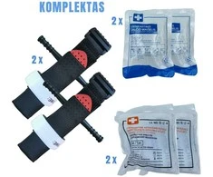 Jk Medical Turniketų rinkinys automobilio pirmosios pagalbos vaistinėlei