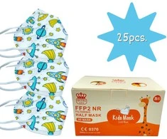 JK MEDICALFFP2 NR children's face masks (respirators), 25 pcs. 8595587134580