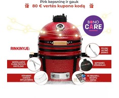 Kepsninė KAMADO BONO MINIMO 40cm Raudona su 5 priedais + 80eur vertės kuponas