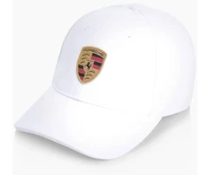 Kepurė Porsche Crest beisbolo kepuraitė balta – Esminė