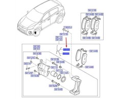 Kia Priekiniu Stabdžių Pjovimo Atramos Spiralis Originalus 58188F2500