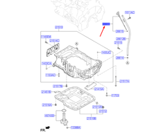Kia Sorento Mk3 Alyvos lygio matuoklis Originalus 266112f011