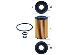 KNECHT Alyvos Filtras BMW X5 E53 7 E65 E66 E67 5 E60 6 E63