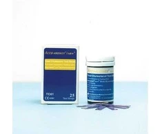 Kraujospūdžio matuoklis "Accu-Answer iSaw" cholesterolio testo juostelės TC01 25 juostelės