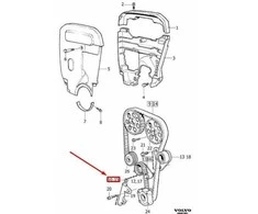Laiko diržo įtempimo įtaiso tarpiklis Pro Parts Sweden 1271851 tinka: Volvo C70 S70 S90