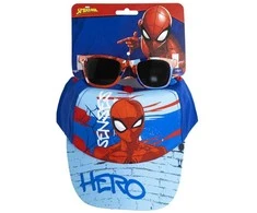 Kepurė SPIDER-MAN Spiderman Žmogaus-voro akinių nuo saulės ir beisbolo kepuraitės rinkinys