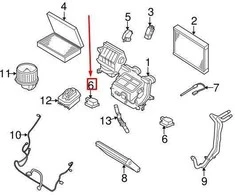 LAND ROVER DISCOVERY 4 L319 Priekinių oro įleidimo durų įjungimo mechanizmas originalus LR041271