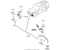 LAND ROVER DISCOVERY IV L319 Kairiojo žibinto plovimo purkštukas originalus LR058563