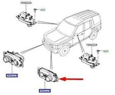 LAND ROVER DISCOVERY IV L319 Priekinė kamera LR031816 Nauja originali