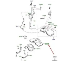 Land Rover Evoque L551 2019 Kuro Kuro Šarvuotas Degalų Bakas Originalus LR114125