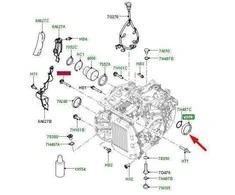 LAND ROVER FREELANDER 2 L359 Galinis diferencialo sandariklis LR002905 Naujas originalus