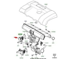 LAND ROVER FREELANDER 2 Plenum Vožtuvo Aktuatorius LR006258 Naujas Originalus