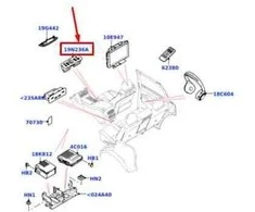 Land Rover Garso Sistemos Suteikimo Lizdas Originalus LR106219