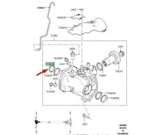 LAND ROVER LR DISCOVERY SPORT L550 Dešinysis varomojo veleno išorinis sandariklis originalus LR001950