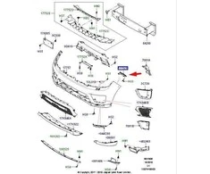 LAND ROVER LR RANGE ROVER SPORT L494 Priekinis Kairysis Bamperio Laikiklis LR099407 Naujas Originalus