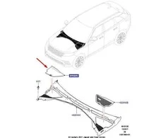 LAND ROVER LR RANGE ROVER VELAR L560 Dešinės pusės skydelio apdaila LR093085 LHD Naujas originalus