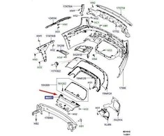 LAND ROVER LR RANGE ROVER VELAR L560 Galinis Bamperis Po Plokštė LR093588 Naujas Originalus