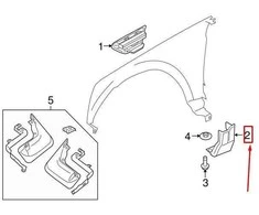 LAND ROVER OEM LR FREELANDER L359 PRIEKINI DEŠINIS ŽIBINTAS APATINIS APDAILA LR018569 ORIGINALAS