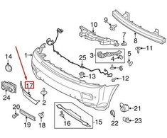 LAND ROVER OEM LR RANGE ROVER SPORT L320 PRIEKINIS BAMPERIS KAIRĖS APATINIS SPOILERIS LR015130 ORIGINALUS
