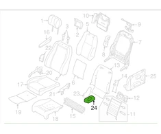 LAND ROVER Originali sėdynių pagalvėlė Shield LR035276