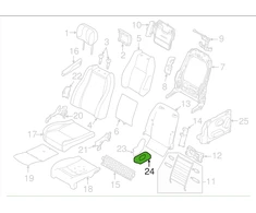 LAND ROVER Originali sėdynių pagalvėlė Shield LR035276