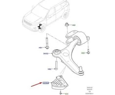 Land Rover Priekinis Kairys Valdymo Šakos Oro Kanalas Originalus LR114247