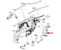 LAND ROVER RANGE LR3 LR4 DYSELIO VARIKLIO ŠALDYMO SKYSČIO TEMPERATŪROS JUTIKLIS LR041442 NAUJAS