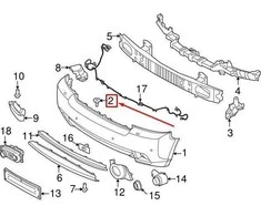LAND ROVER RANGE ROVER 3 L322 Priekinio bamperio dangčio varžtas LR011851 NAUJAS GENIALUS